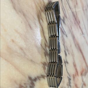 Silver Metal Watch Band